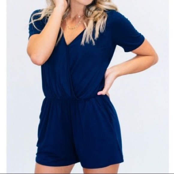 Blue Door Boutique Pants - NWT Criss Cross Front Romper